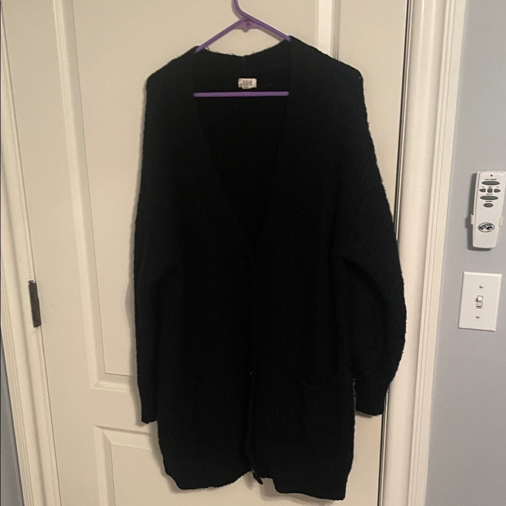 a.n.a Women's Classic Black Cardigan